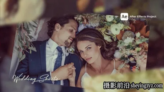 AE模板婚礼照片相册片头模板- Wedding Photo Slideshow