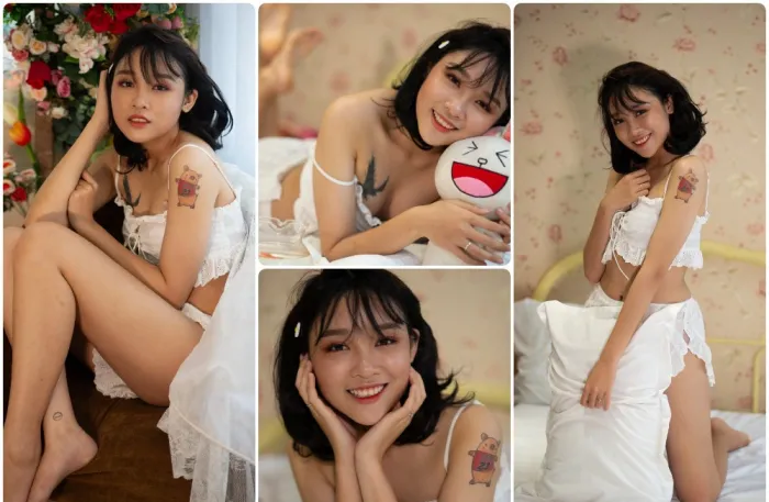 室内美女人像油画风格RAW原图素材9张