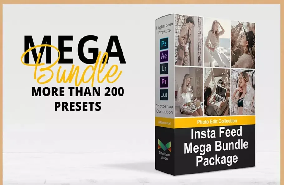 200最佳Lightroom预设手机预设大合集Best Lightroom Presets Bundl