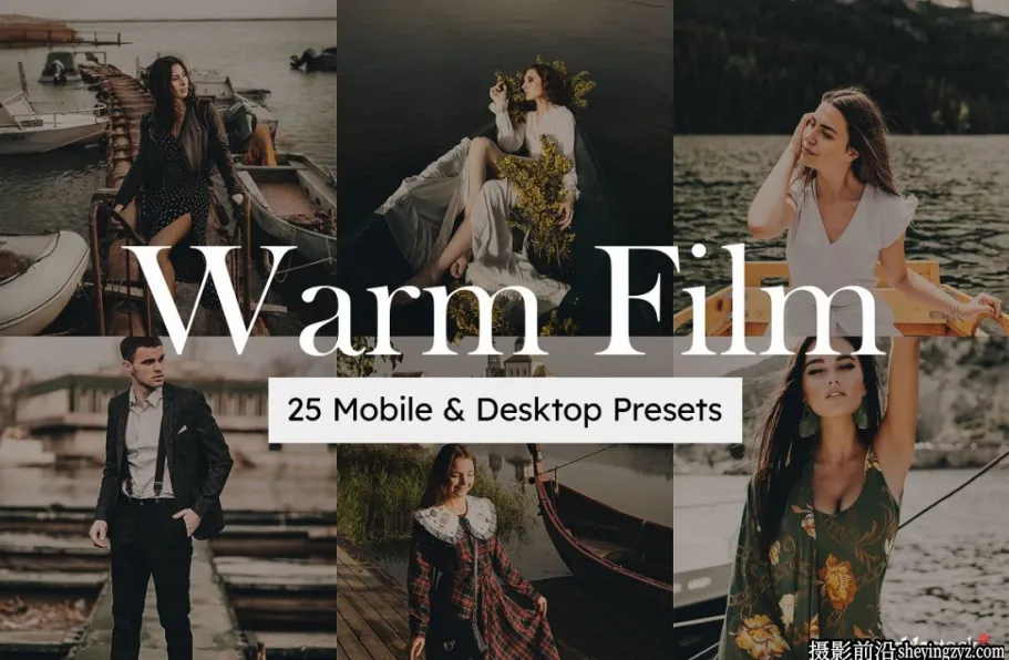 暖色调胶片风格调色LR预设及LUT预设Warm Film Presets and LUTs