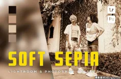6种棕褐色胶片人像LR/PS预设 6 Soft Sepia Lightroom and Photoshop Presets