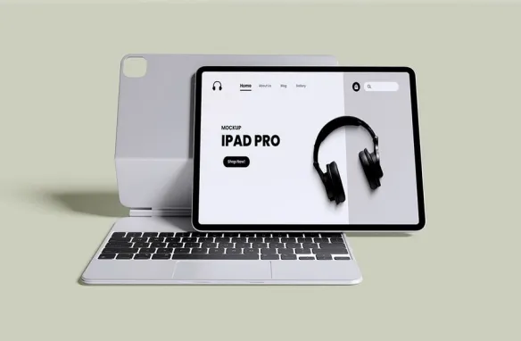 iPadPro模型样机,iPad平板样机模型