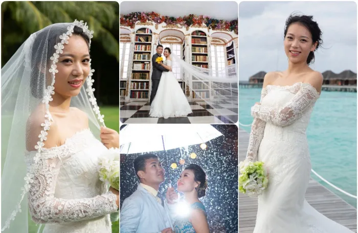 韩式婚纱摄影RAW原片,婚纱修图练习RAW素材35张