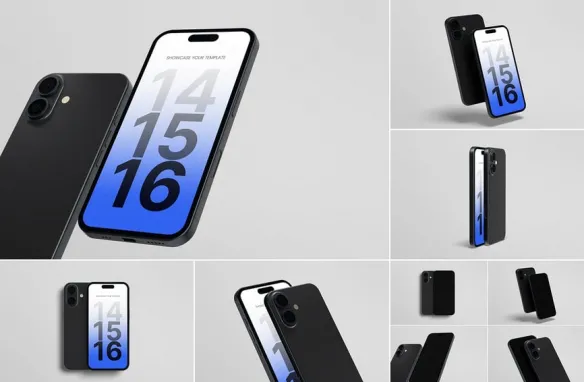 iPhone16手机样机,iPhone16展示样机,
