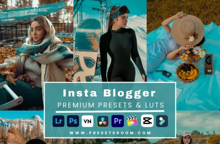 经典网红旅拍青橙色调LR预设 Insta Bloggers Lightroom Presets