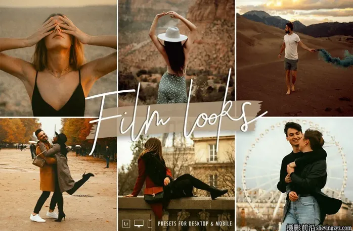复古暖色调电影胶片人像LR预设 Vintage Film Lightroom Presets