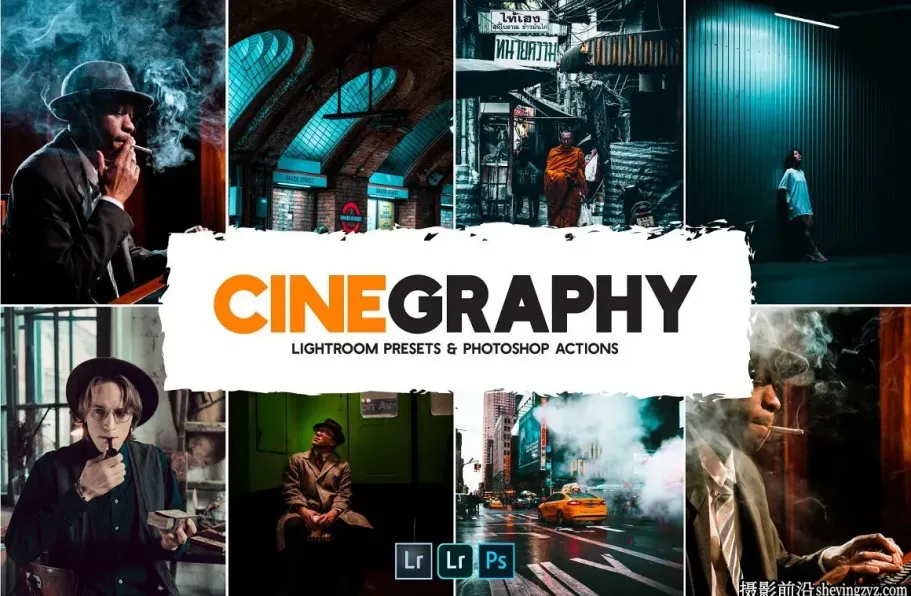 电影氛围城市街拍人像调色LR预设手机滤镜 Cinegraphy Presets