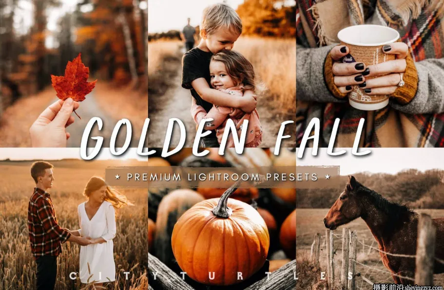 温暖秋季电影色彩Lightroom预设手机LR预设 FALL Lightroom Presets