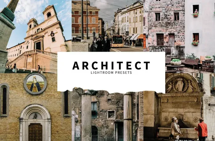 城市扫街建筑摄影Lightroom预设 Architect Lightroom Presets