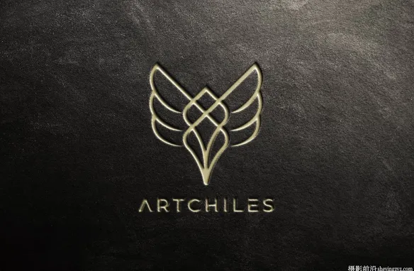 雕刻效果LOGO设计效果样机