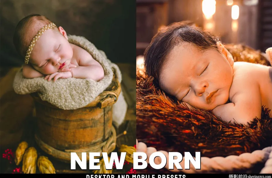 新生儿调色Lr预设及手机LR预设 New Born Lightroom Presets
