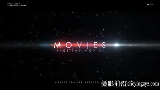 AE免费模板-电影文字标题宣传片头模版 Movies Trailer