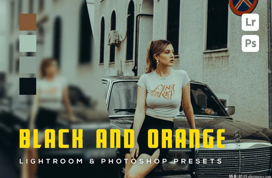 黑暗电影胶片lr预设及手机预设 Black Orange Lightroom Presets