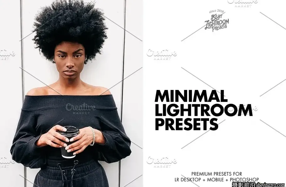 干净简约人像调色LR预设手机滤镜 Clean Minimal Lightroom Presets