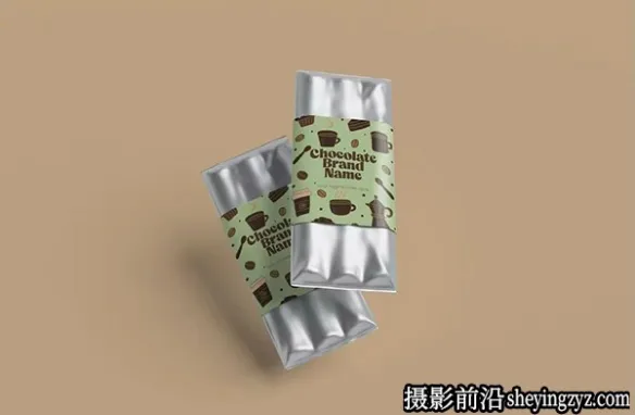 巧克力零食包装设计免费样机模型