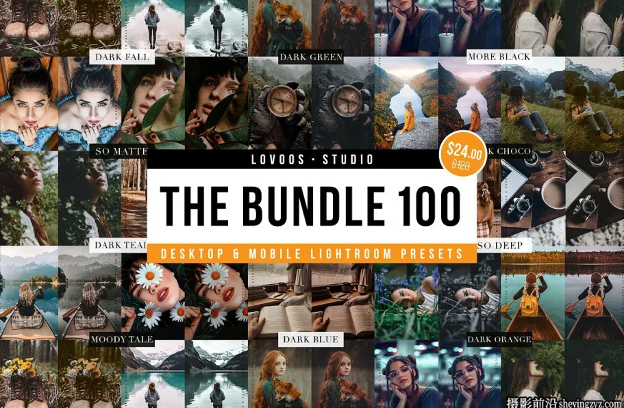 100种LR预设及手机LR预设合集THE BUNDLE 100- Lightroom Presets