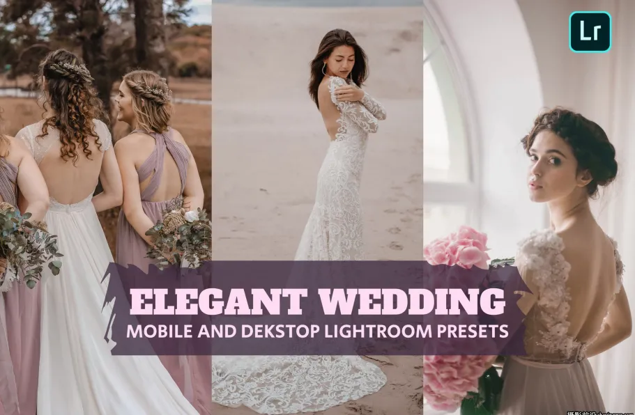 优雅电影婚礼人像调色lr预设手机lr预设 Wedding Lightroom Presets