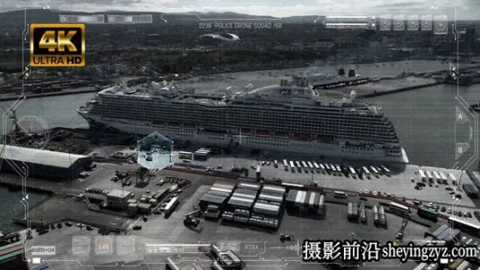 免费AE模板-无人机界面UI科技感 Drone Helicopter HUD UI Screens