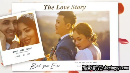 AE模板下载-婚礼照片相册片头模板- Wedding Slideshow