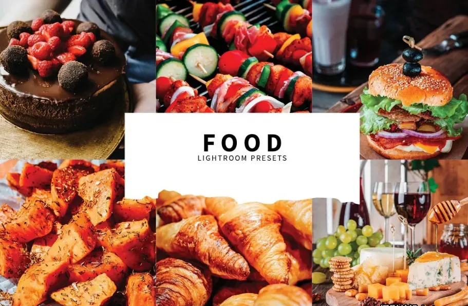 美食食物摄影后期调色Lightroom预设 10 Food Lightroom Presets