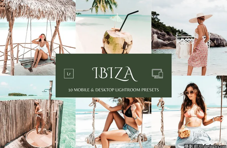 夏季旅行风光胶片LR预设手机滤镜 Ibiza Summer Lightroom Presets