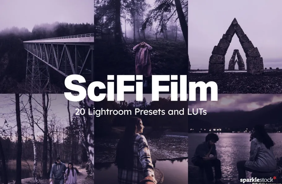 AI自适应科幻电影LR预设SciFi Film Lightroom Presets and LUTs