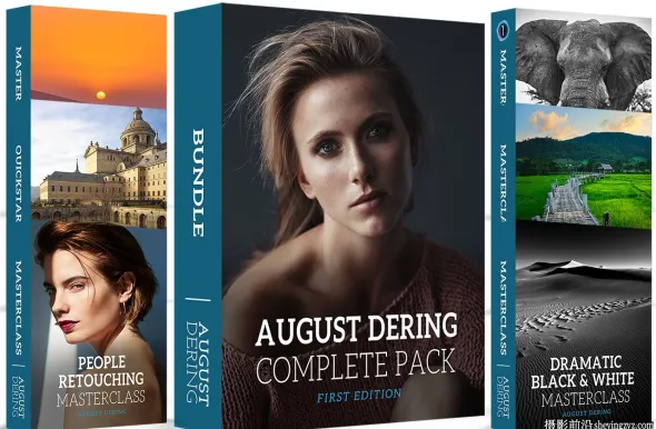 摄影师August Dering摄影教程及后期修图10套教程完整套装-中英字幕