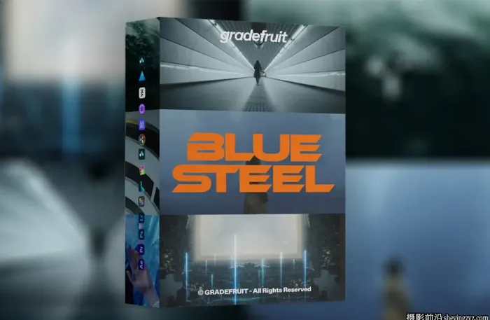 专业蓝调电影感LUT调色预设 GradeFruit - Blue Steel LU...