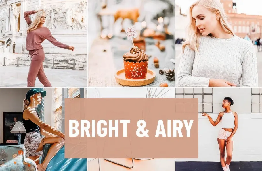 明亮通透LR预设PSD Stack - Bright & Airy Lightroom Presets