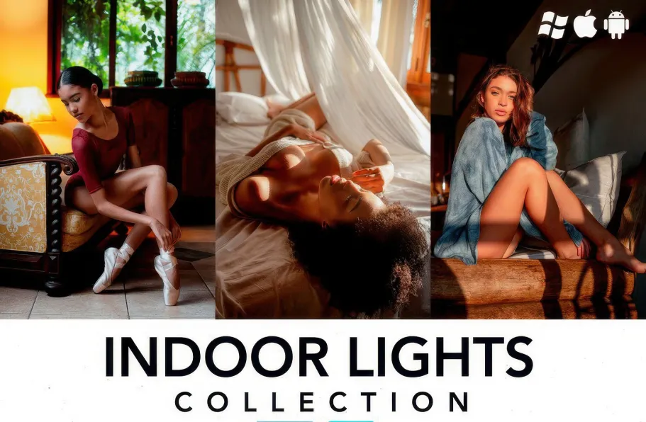 室内自然光人像Lr预设 Alessandro Marinho Indoor Lights Presets