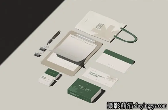 逼真的文具样机模型