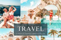 明亮通透旅拍人像Lightroom预设 Travel Lightroom Presets