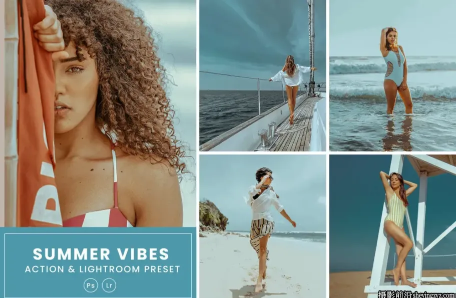 夏季清新胶片写真人像LR预设 Summer Vibes Action Lightrom Presets
