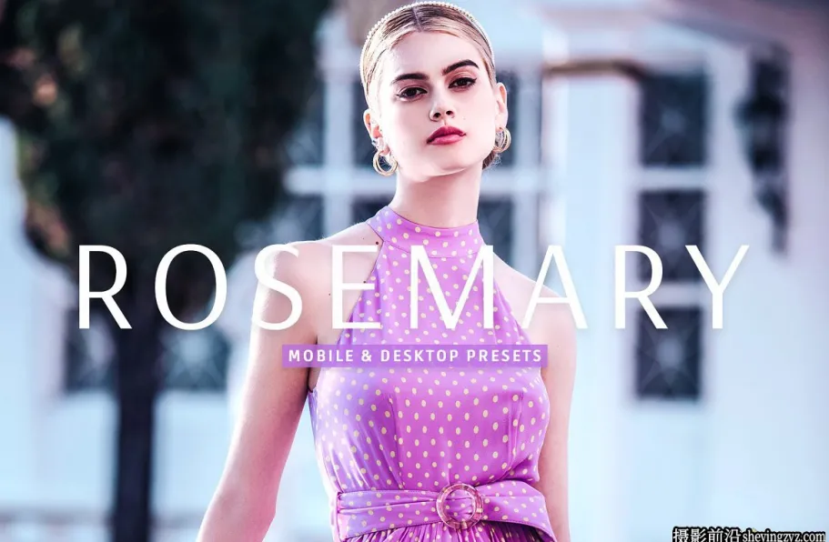 复古胶片人像调色LR预设与手机调色滤镜 Rosemary Lightroom Presets