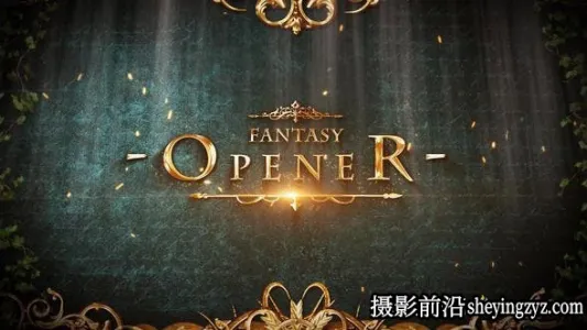 AE模板-遮罩文字宣传片头模版 Fantasy Opener