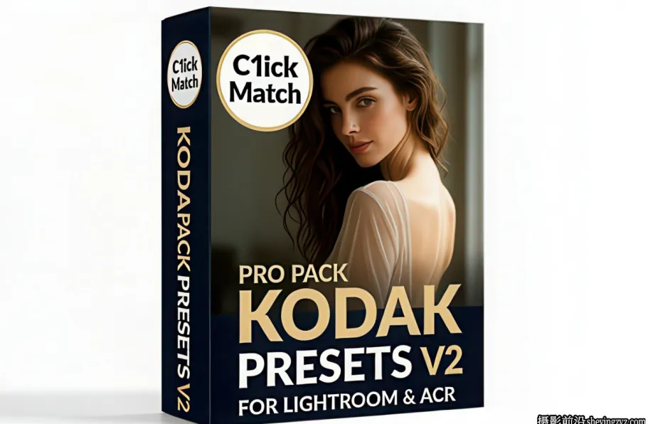 经典柯达胶卷Lightroom预设C1ick Match Kodak Pro Pack Presets V2