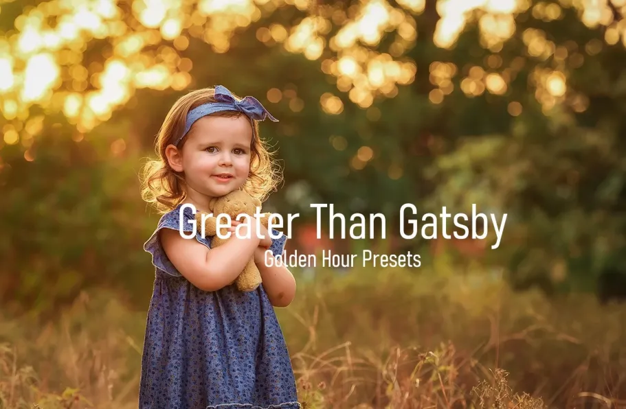 Greater Than Gatsby 黄金时段儿童调色LR预设 Golden Hour Presets