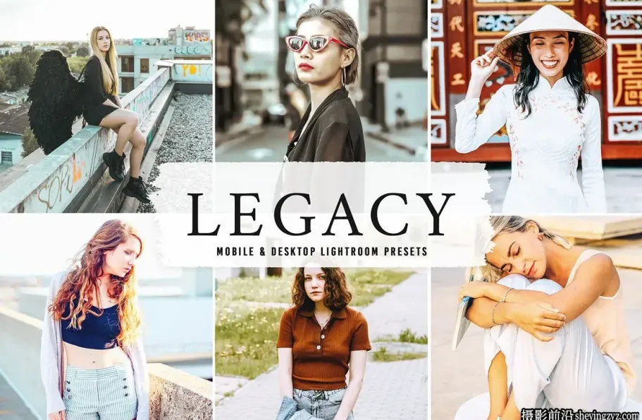 清新明亮胶片人像调色LR预设手机滤镜 Legacy Pro Lightroom Presets