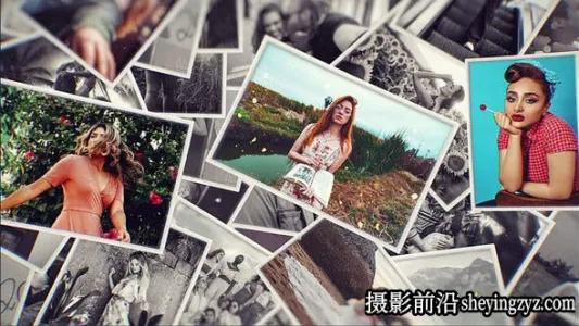 AE相册模版-浪漫照片相册展示片头模板- Romantic Slideshow