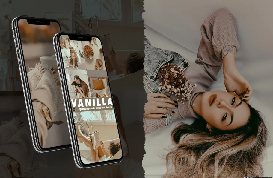 中性复古胶片人像调色LR预设及手机LR预设Vanilla Lightroom Presets