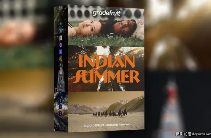 橙色和金色调温暖电影LUT预设GradeFruit - Indian Summe...