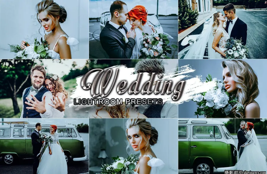 高端电影婚礼LR预设/手机调色滤镜 Wedding Lightroom Presets