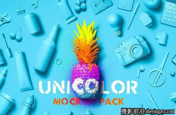 单色品牌产品包装样机模型合集套装 Unicolor Mockup Pack