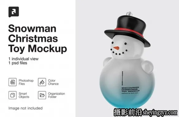 圣诞雪人玩具样机,雪人玩具样机模型