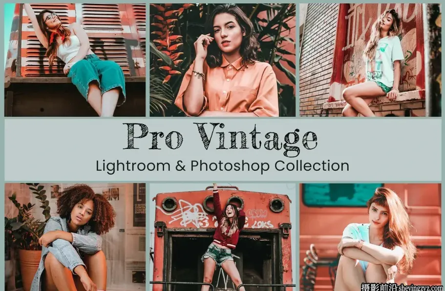 复古电影胶片人像LR预设及LUT预设 Vintage Lightroom Presets LUTs