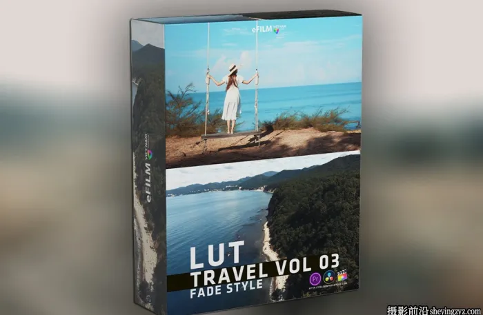 Colorwheelstore -旅拍褪色风格LUT预设 Lut Travel vol 3-Fade