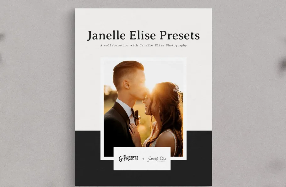 永恒婚礼人像LR预设ACR预设 G-Presets - Janelle Elise Pack 01