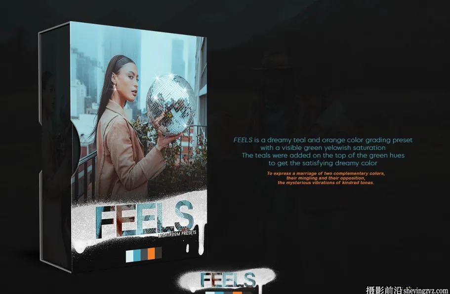 清新电影色彩颜色分级LR预设手机版lr预设 Feels Lightroom Presets