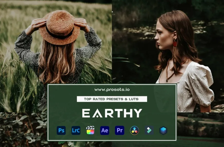 朴实电影人像LR预设手机预设 Presets.io-Earthy Preset Collection