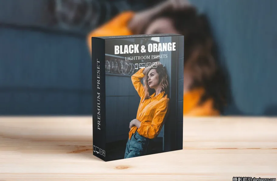 橙黑色电影色彩LR预设 Dark Moody and Orange Street Presets